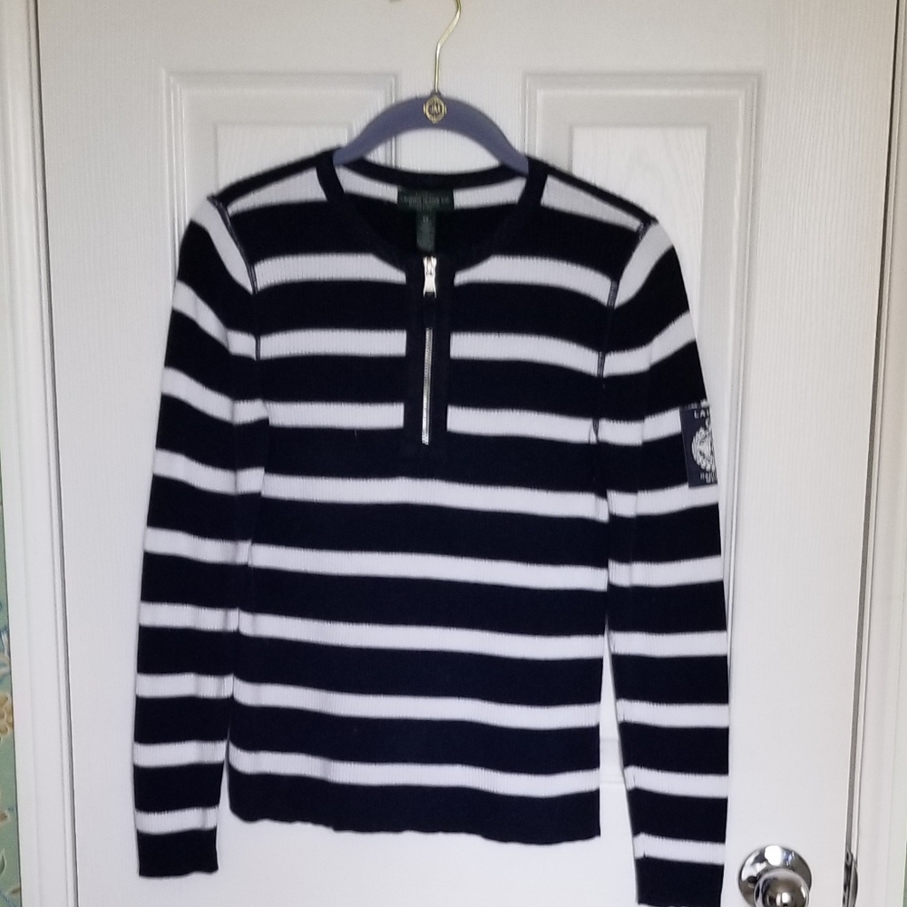Lauren Ralph Lauren Jeans Racing Team Logo Top
